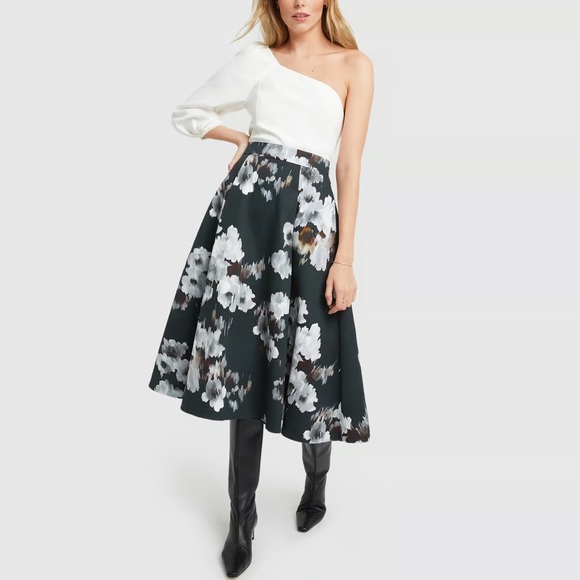 G. Label by Goop Celina One-Shoulder Puff Sleeve Top in Ivory - Picture 6 of 14